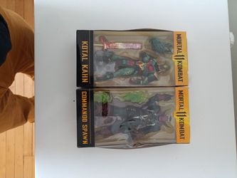 Mortal Kombat Action Figures  (Kotal Kahn)& (Commando Spawn)
