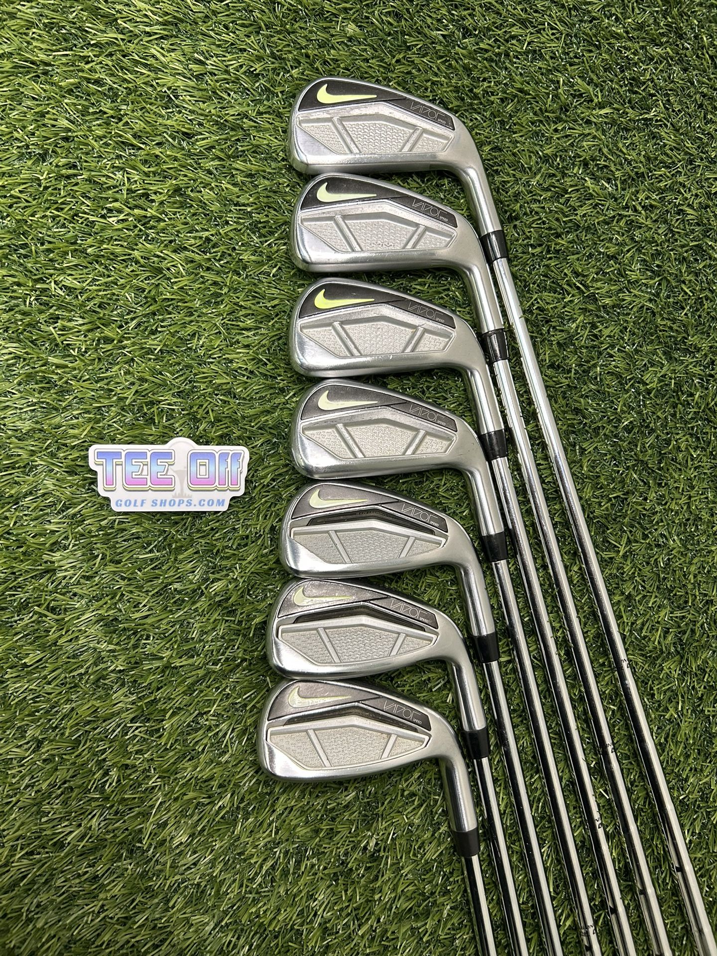 Nike Golf Vapor Speed Irons Set 4-PW DynaLite Stiff Flex Winn Grips RH