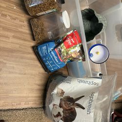 Hedgehog Food Cage Toys And Bedding 