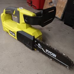 Ryobi ONE + 18V 8in. Cordless Battery Pruning Chainsaw.  Tool-Only 