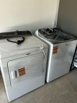 Whirlpool washer and dryer