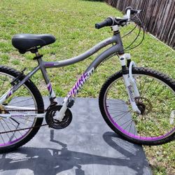 Genesis 26 Inch Whirlwind Women's/ Girls Purple & White Bike Bicycle