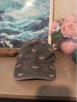 Pink Bow Baseball Cap