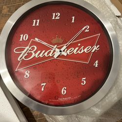  Budweiser clock