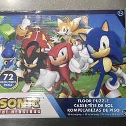 Sonic The Hedgehog Floor Puzzle