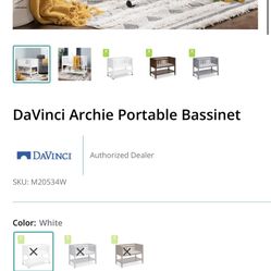 DaVinci Portable bassinet 