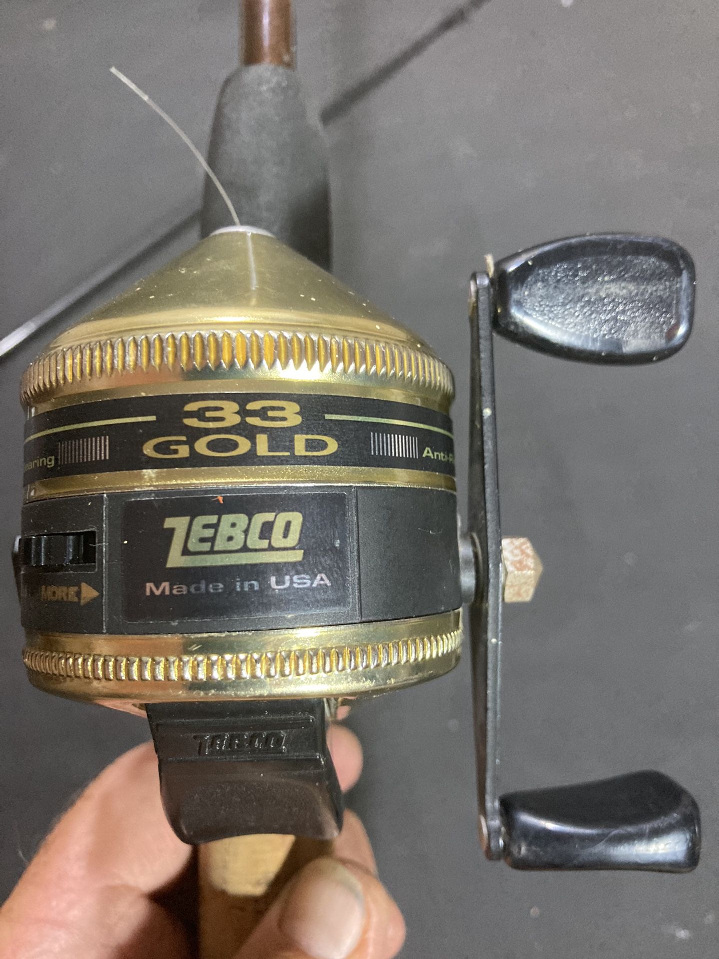 Zebco 33, Gold 50 Classic Combo for Sale in San Antonio, TX - OfferUp
