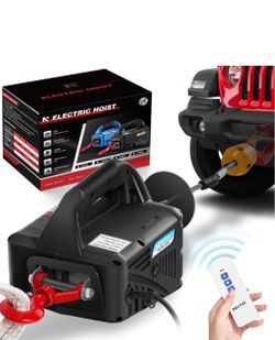 NEWTRY 3-in-1 Electric Hoist Winch 1,100 lb – NEW