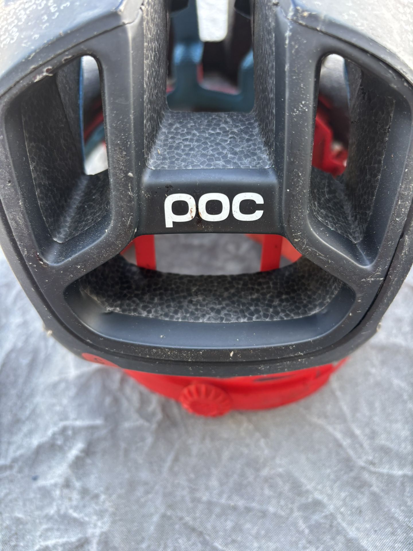 Two Bicycle Helmets, Poc And Laser