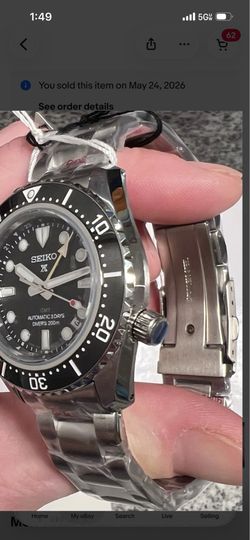 Seiko X GMT Automatic Divers Watch