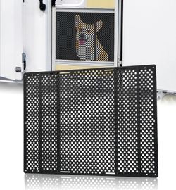 RV Entry Screen Door Grille Adjustable 22-31.5 Black