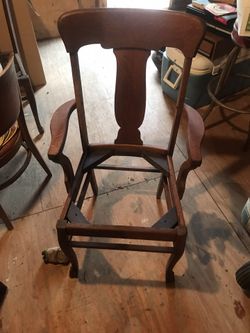 Antique oak chair