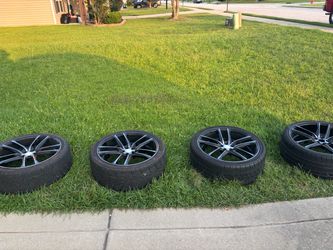 22” Blaque Diamond Rims & Tires - Set of 4