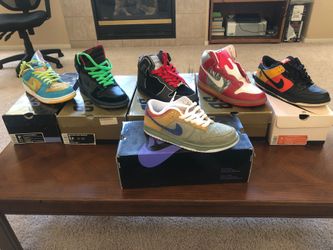Nike dunk sbs - sz 8.5-9.5 very rare heat
