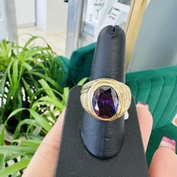 14k Purple Stone Ring 