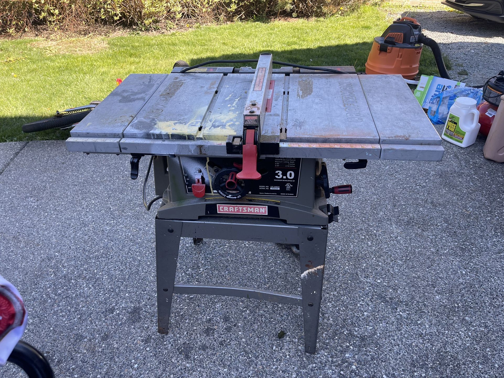 Craftsman Table Saw 