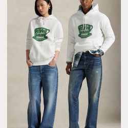 Ralph Lauren Ralphs Coffee Hoodie - Size: L - Color: White
