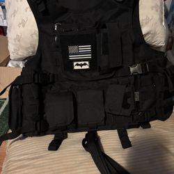 Tactical Vest Duty Belt Combo