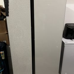 Samsung Bespoke Counter Depth Side By Side Smart Refrigerator In White Glass