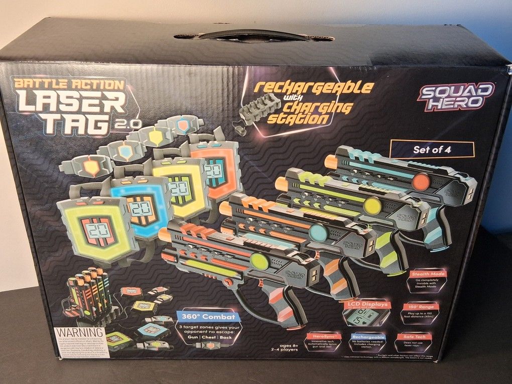 Squad Hero Battle Action Laser Tag 2.0 set Brand New