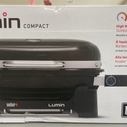 Weber-Lumin Compact Electric BBQ Grill-New!