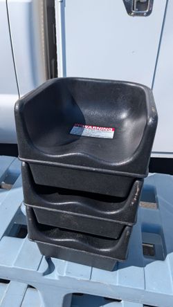 3) Cambro - 100BC110 - Black Booster Seat infant baby boost chair restaurant kitchen eating lift