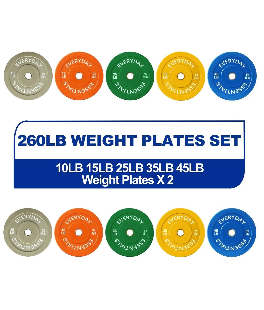 Brand New 260lb Olympic Weight Playe Set