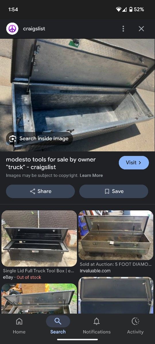 Diamond Plate Truck Toolbox