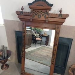 Antique Late 19th Century Eastlake Mirror 