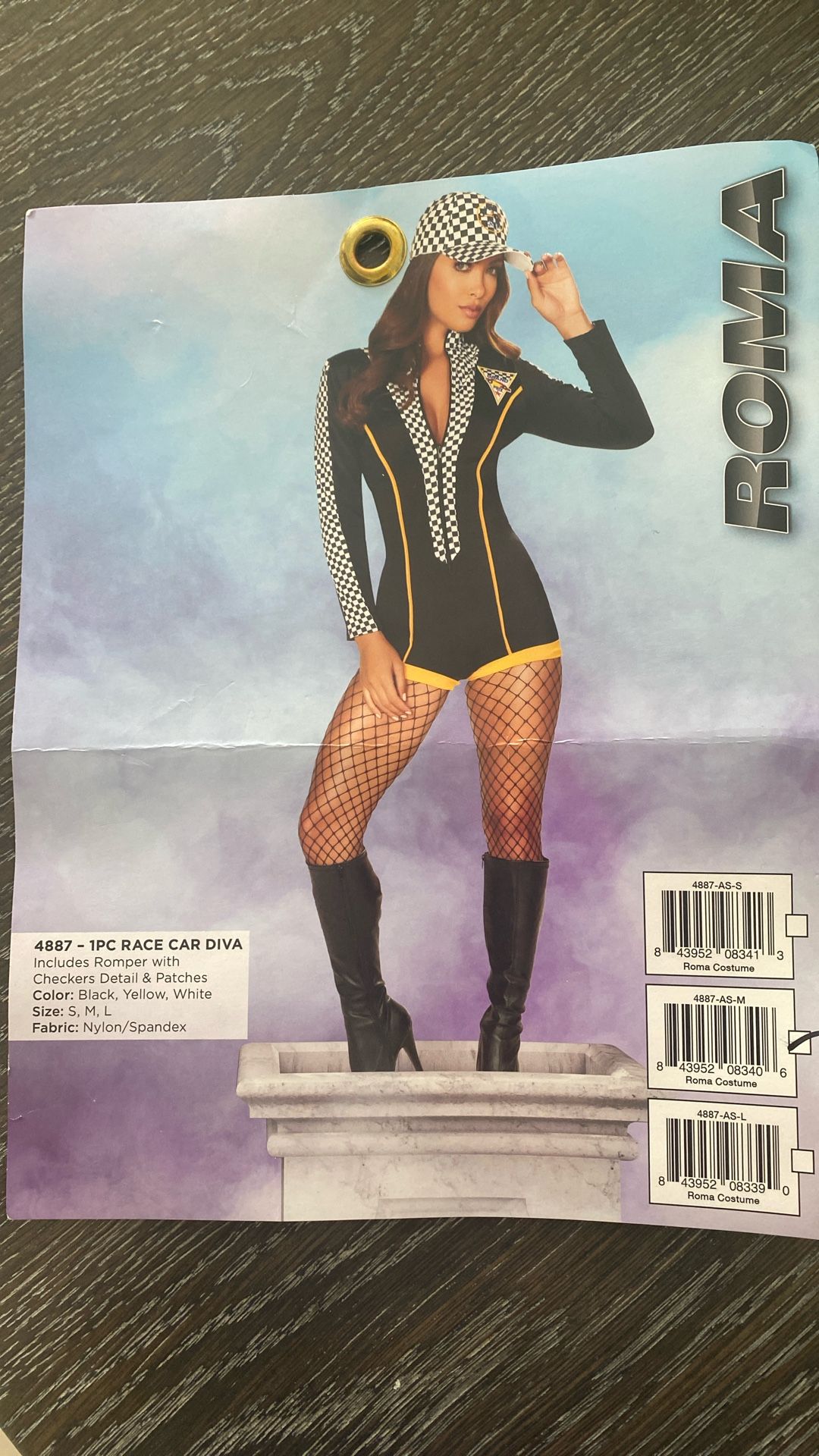 Race Car Diva Halloween Costume 