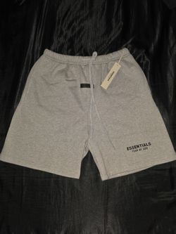 Fear of God Essentials Sweat Shorts, Dark Oatmeal, Size M & L