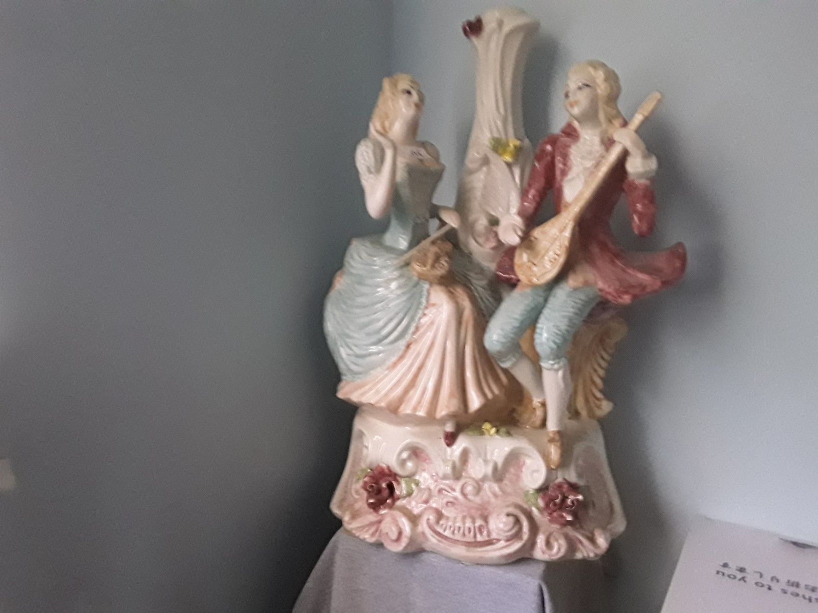 Vintage Capodimonte Lamp/Centerpiece