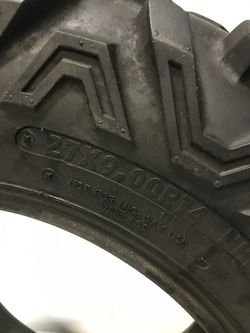 27X9x14 tire