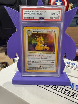 Pokemon: Fossil: Dragonite PSA 8