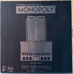 NEW/SEALED Rare The Peninsula Hong Kong Monopoly Limited Edition