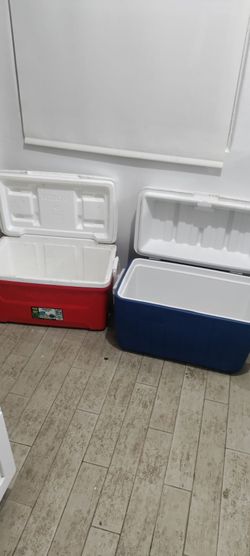 Coleman and igloo coolers