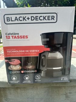 Black+Decker coffee maker