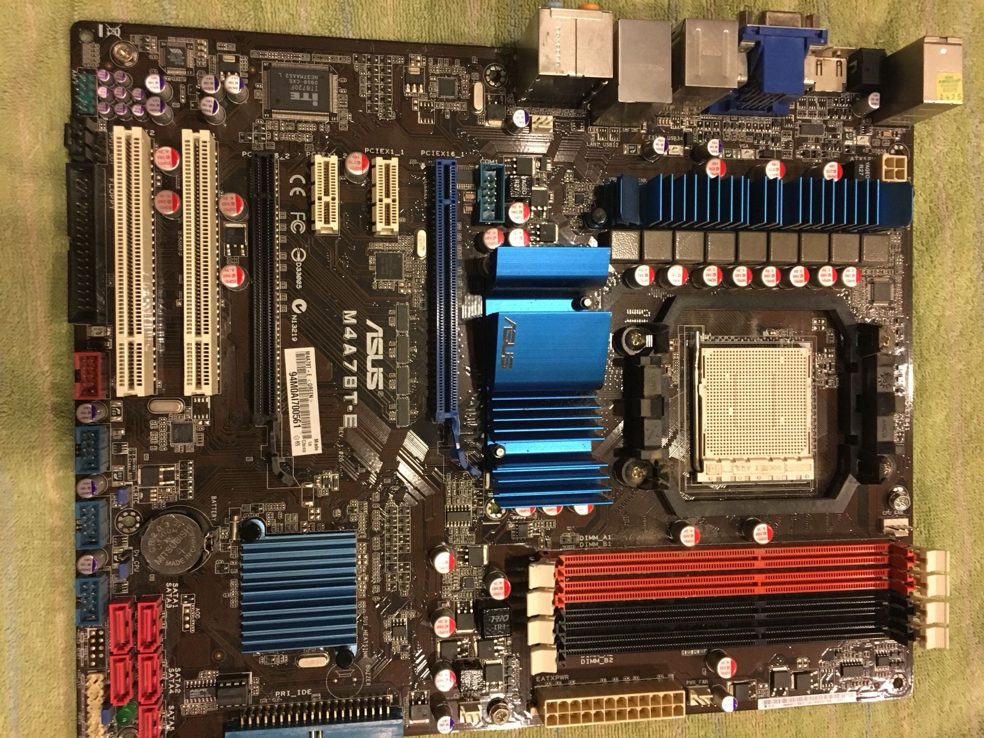 Asus m4a78t-e motherboard