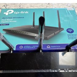 TP Link AC1750 Wireless Dual Band Gigabit Router 