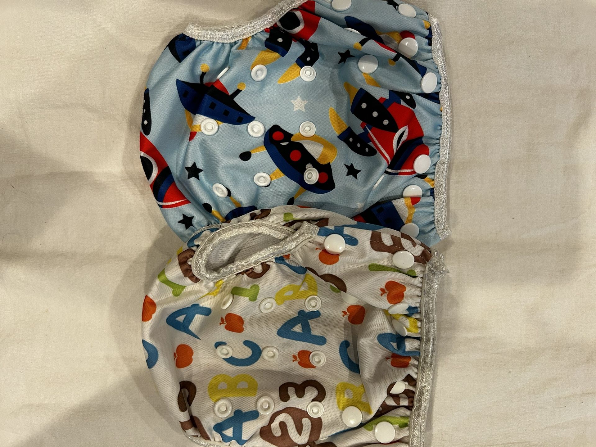 2 Reusable Cloth, Swim, Diaper For Babies And Toddlers 0-24 Months
