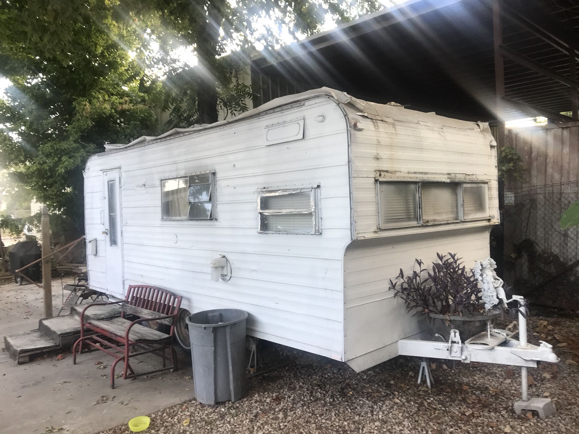 1969 Red Dale Travel Trailer
