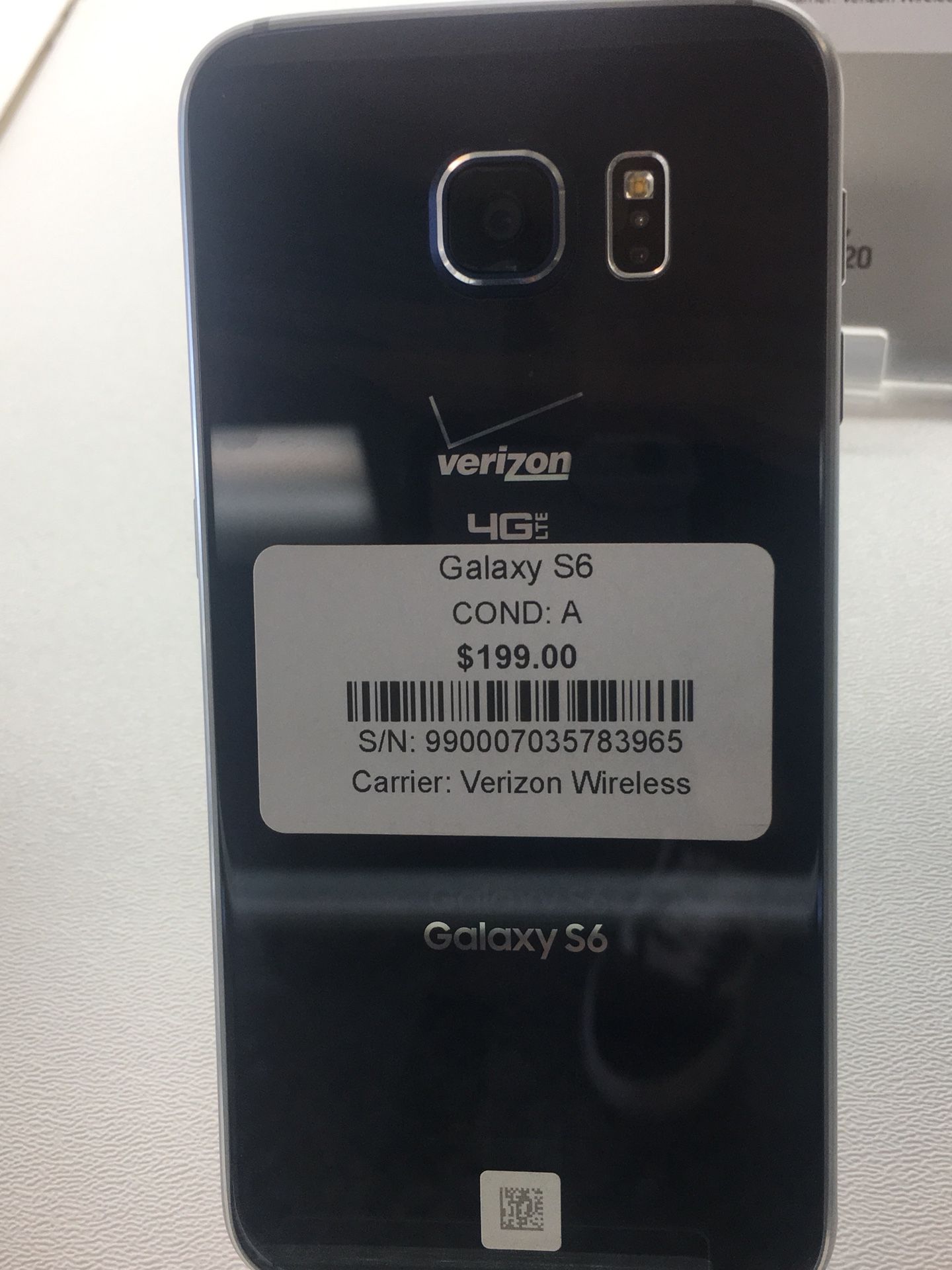 Samsung Galaxy S6- VERIZON WIRELESS-GOOD CONDITION!!!
