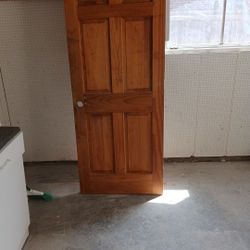 TODAY ONLY!!  32" SOLID DOOR,  OPENS LEFT