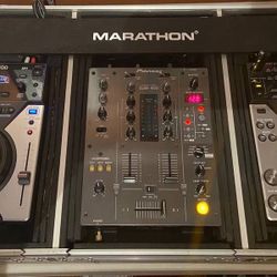 CDJ-400 and DJM-400 with Marathon case