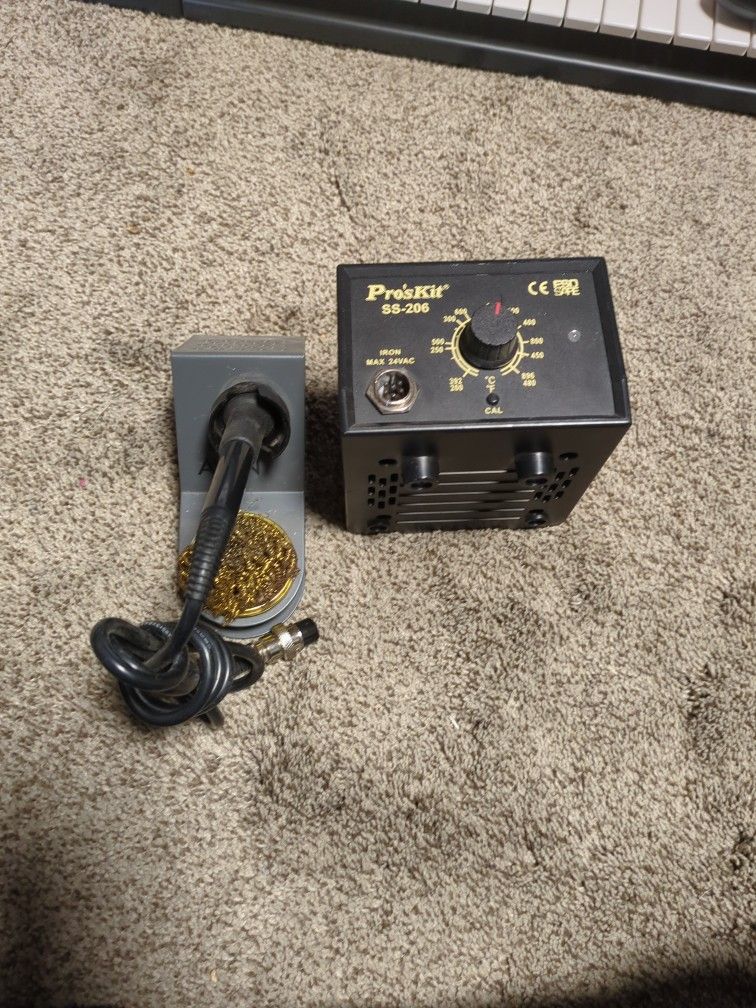 Soldering Iron With Holder