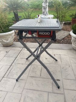 Rigid tile saw