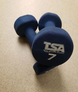 7 lb TSA Dumbells