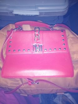 Red dress purse