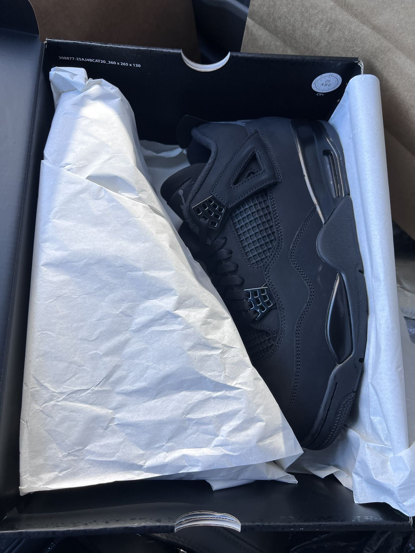 Jordan 4 “Black Cat” sz 13 2025