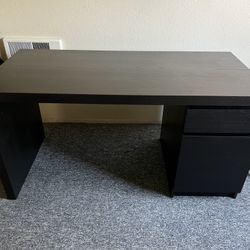 MALM - Black IKEA Desk